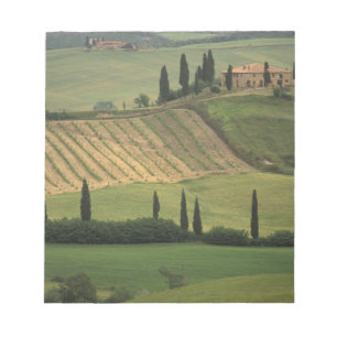 Europa, Italië, Toscane, Val d' Orcia, Toscaans Notitieblok