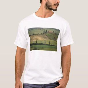 Europa, Italië, Toscane, Val d' Orcia, Toscaans T-shirt