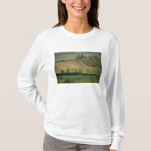 Europa, Italië, Toscane, Val d' Orcia, Toscaans T-shirt