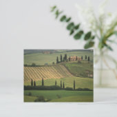 Europa, Italië, Toscane, Val d' Orcia, Toscane Briefkaart (Staand voorkant)