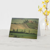 Europa, Italië, Toscane, Val d' Orcia, Toscane Kaart (Gele Bloem)