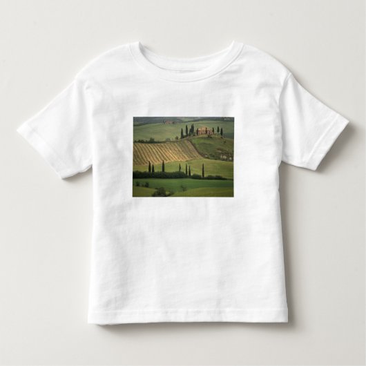 Europa, Italië, Toscane, Val d' Orcia, Toscane Kinder Shirts (Voorkant)