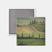 Europa, Italië, Toscane, Val d' Orcia, Toscane Magneet (Voorkant / Achterkant)