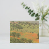 Europa, Italië, Toscane, Val D'Orcia, Monte Briefkaart (Staand voorkant)