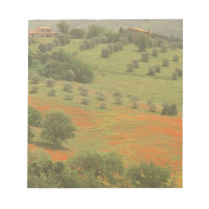 Europa, Italië, Toscane, Val D'Orcia, Monte Notitieblok