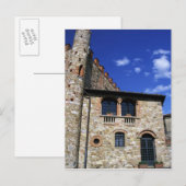 Europa, Italië, Umbrië, Chianti, Montebenichi. Briefkaart (Voorkant / Achterkant)