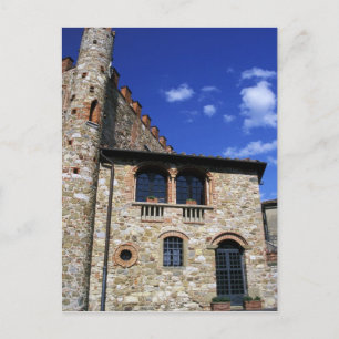 Europa, Italië, Umbrië, Chianti, Montebenichi. Briefkaart