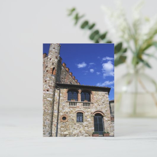 Europa, Italië, Umbrië, Chianti, Montebenichi. Briefkaart (Staand voorkant)