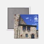 Europa, Italië, Umbrië, Chianti, Montebenichi. Magneet (Voorkant / Achterkant)