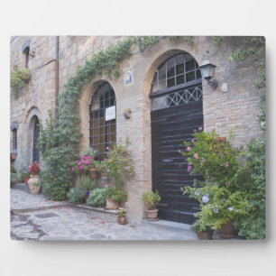 Europa, Italië, Umbrië, Civita, Traditioneel Huis Fotoplaat