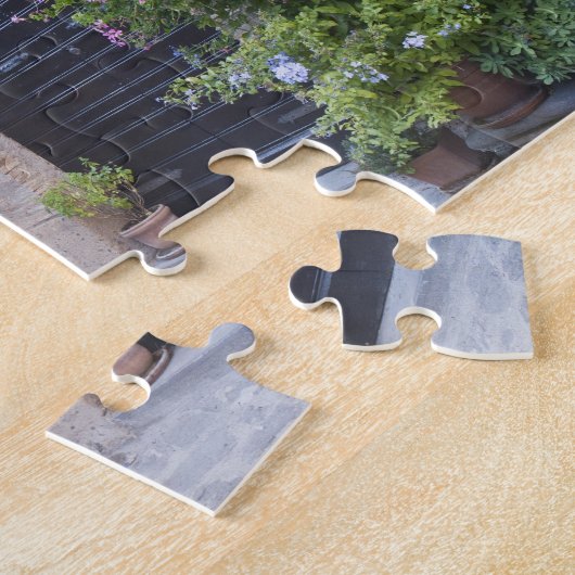 Europa, Italië, Umbrië, Civita, Traditioneel Huis Legpuzzel (Zijkant)