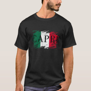 Europa Italië Vakantie Reizen Capri Italiaanse Vla T-shirt
