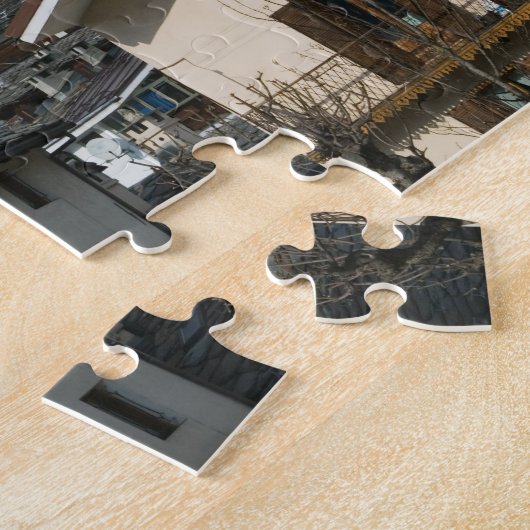 Europa, Italië, Valle d'Aosta, COURMAYEUR: Plaats Legpuzzel (Zijkant)