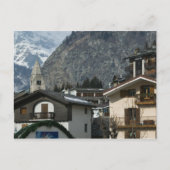 Europa, Italië, Valle d'Aosta, COURMAYEUR: stad Briefkaart (Voorkant)