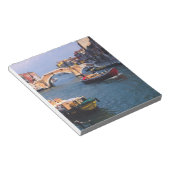 Europa, Italië, Venetië. Boats Notitieblok (Schuin)