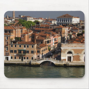 Europa, Italië, Venetië. Gezicht op kanaal. UNESCO Muismat