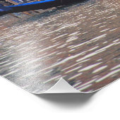 Europa, Italië, Venetië, gondels in het kanaal Foto Afdruk (Hoek)