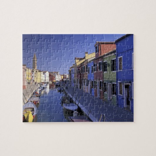 Europa, Italië, Venetië, Murano-eiland, kleurrijk Legpuzzel (Horizontaal)
