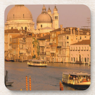 Europa, Italië, Veneto, Venetië. Zonsondergang zic Bier Onderzetter