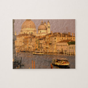 Europa, Italië, Veneto, Venetië. Zonsondergang zic Legpuzzel