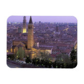 Europa, Italië, Veneto, Verona. Uitzicht van Caste Magneet (Horizontaal)