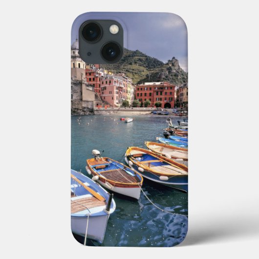Europa, Italië, Vernazza. Brightly painted boats Case-Mate iPhone Case (Achterkant)