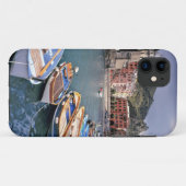 Europa, Italië, Vernazza. Heldergeverfde boten Case-Mate iPhone Case (Achterkant (horizontaal))