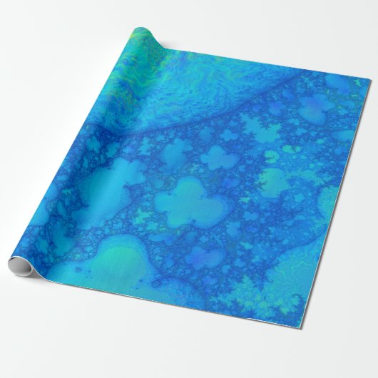 Europa JellyFish 3D Fractal GIFT WRAP BULK Cadeaupapier (Uitgerold)