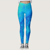 Europa JellyFish 3D Fractal Leggings (Voorkant)
