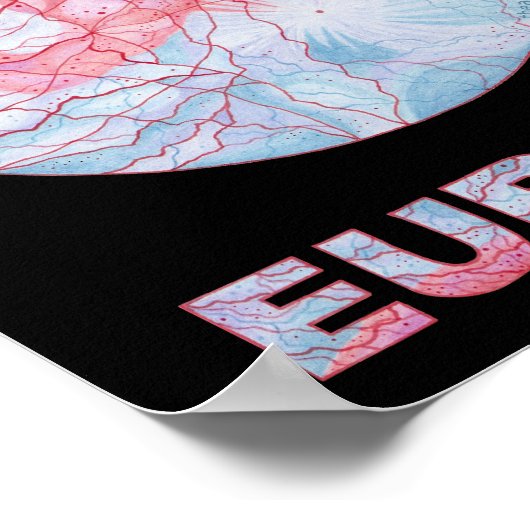 Europa Jupiters Moon 8 x 10 Art Poster Print (Hoek)