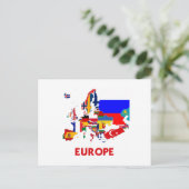 EUROPA - KAART (Staand voorkant)
