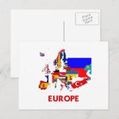 EUROPA - KAART (Voorkant / Achterkant)