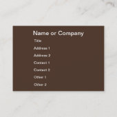 Europa kaart, aanpasbaar! visitekaartje (Achterkant)