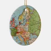  Europa-kaart Keramisch Ornament (Rechts)