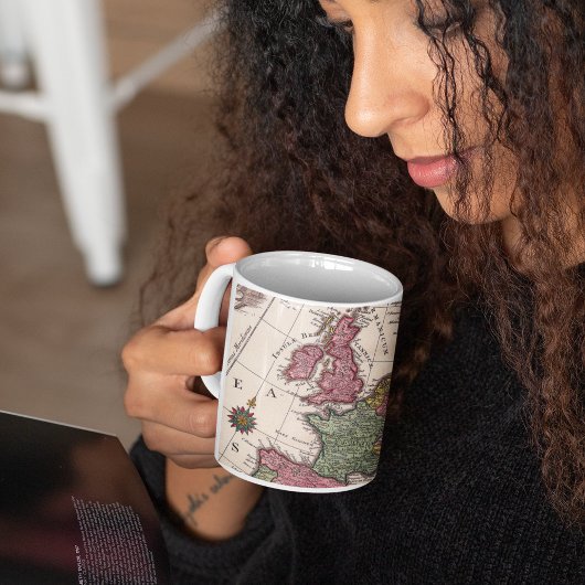 Europa-kaart Koffiemok