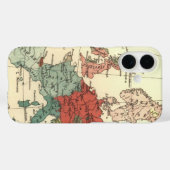 Europa kaart landen Wereld Antiek Case-Mate iPhone Case (Achterkant (horizontaal))
