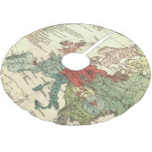 Europa kaart landen Wereld Antiek Kerstboom Rok (Gekanteld)