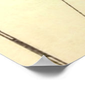 Europa kaart landen Wereld Antiek Poster (Hoek)