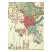 Europa kaart landen Wereld Antiek Tafelkleed (Voorkant)