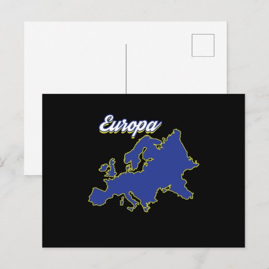 Europa kaart landpatriottisme Nationals patriot EU (Voorkant / Achterkant)