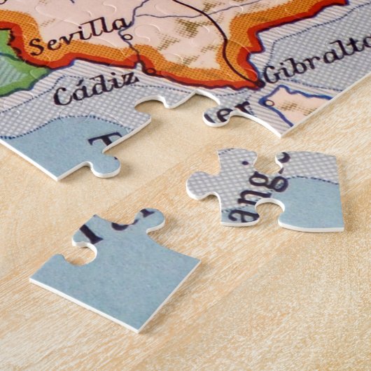  europa - kaart legpuzzel (Zijkant)