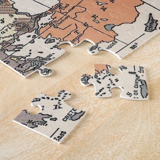  Europa-kaart Legpuzzel (Zijkant)