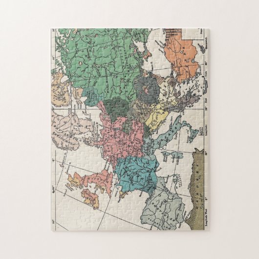  Europa-kaart Legpuzzel (Verticaal)