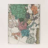  Europa-kaart Legpuzzel (Verticaal)