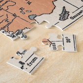  Europa-kaart Legpuzzel (Zijkant)