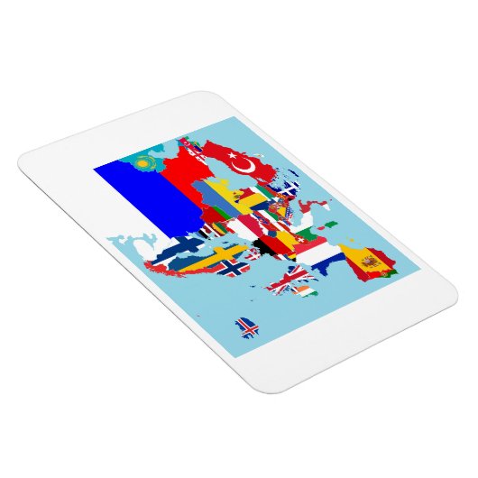 EUROPA KAART MAGNEET (Rechterzijde)