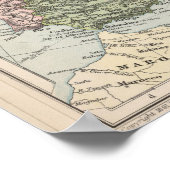  Europa-kaart Poster (Hoek)