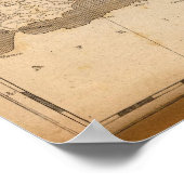 Europa-kaart van Arrowsmith Poster (Hoek)