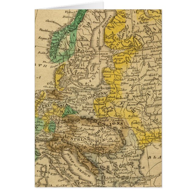 Europa-kaart van Worcester (Voorkant)