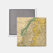 Europa-kaart van Worcester Magneet (Voorkant / Achterkant)